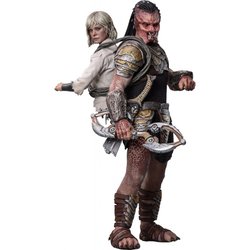 Dek y Thia por Hot Toys versión Collector Set - Depredador: Tierras salvajes figuras de acción escala 1/6 - MMS850