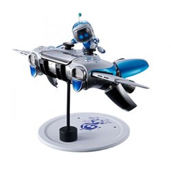 Astro Bot et Dual Speeder Chogokin par Bandai Tamashii Nations - figurine de 16 cm