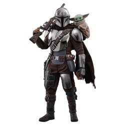 The Mandalorian and Grogu von Hot Toys collector version - MMS871 - Star Wars 1/6 Maßstab Actionfiguren