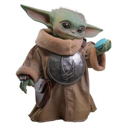 Grogu van Hot Toys - LMS016 - Star Wars : The Mandalorian and Grogu 1/1 schaal actiefiguur
