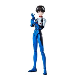 Shinji Ikari SH Figuarts par Bandai Tamashii Nations - figurine Neon Genesis Evangelion de 15 cm