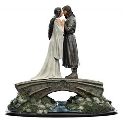 Aragorn and Arwen Miniature Statue par Weta Workshop - statue Le Seigneur des Anneaux de 24 cm