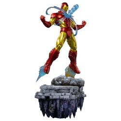 Iron Man BDS Art Scale di Iron Studios Deluxe version - figura Inifnity Gauntlet in scala 1/10
