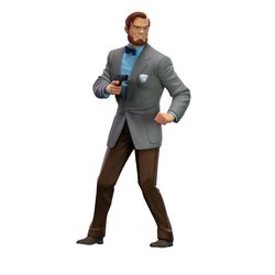 Philip Mortimer Collection Classique par Fariboles Productions - figurine 1/8 Blake et Mortimer de 24 cm