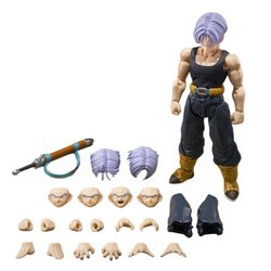 Trunks (Z-Fighters) S.H.Figuarts de Bandai Tamashii Nations First-edition with Z-FIGHTERS GROUP BASE Ver.B - figura de acción