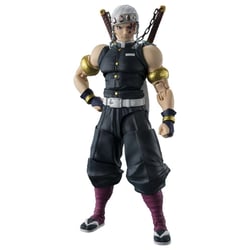 Uzui Tengen S.H.Figuarts di Bandai Tamashii Nations - action figure Demon Slayer: Kimetsu No Yaiba alta 17 cm