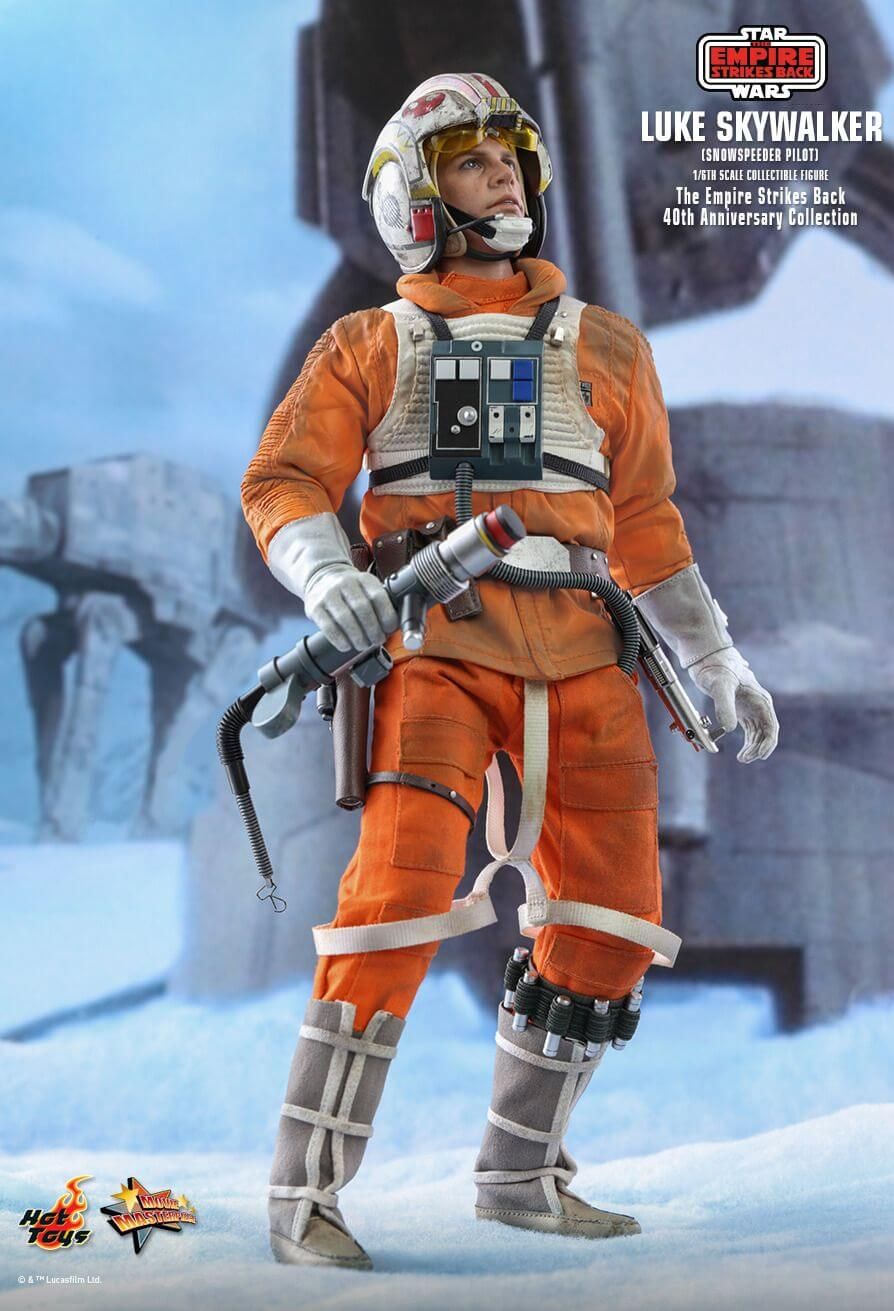 Luke Skywalker Snowspeeder Pilot Hot Toys MMS585 40th Anniversary (Star Wars 5)