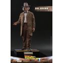 Figurine Doc Brown Hot Toys MMS617 (Retour vers le futur 3)