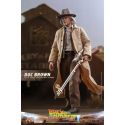 Figurine Doc Brown Hot Toys MMS617 (Retour vers le futur 3)