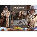 Figurine Doc Brown Hot Toys MMS617 (Retour vers le futur 3)