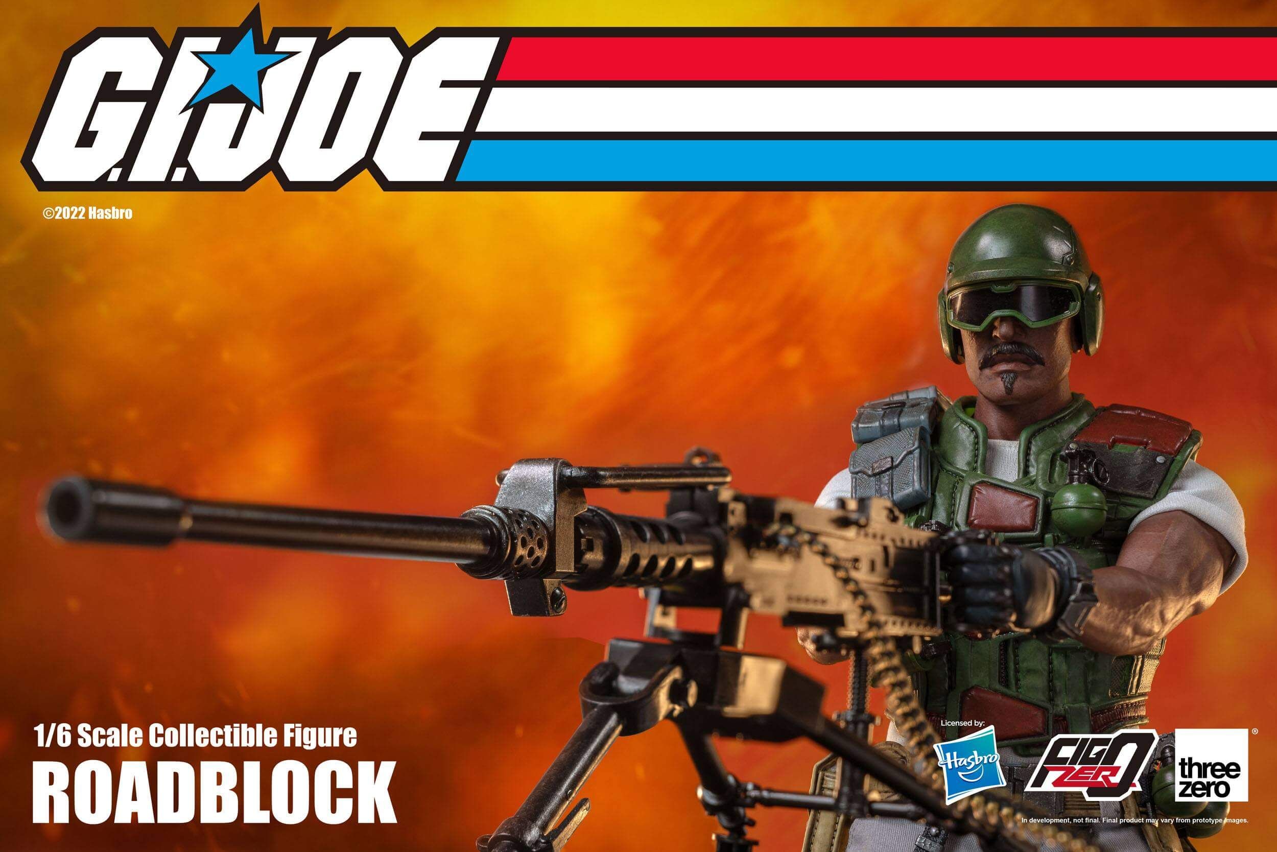 Roadblock ThreeZero figure (GI Joe)