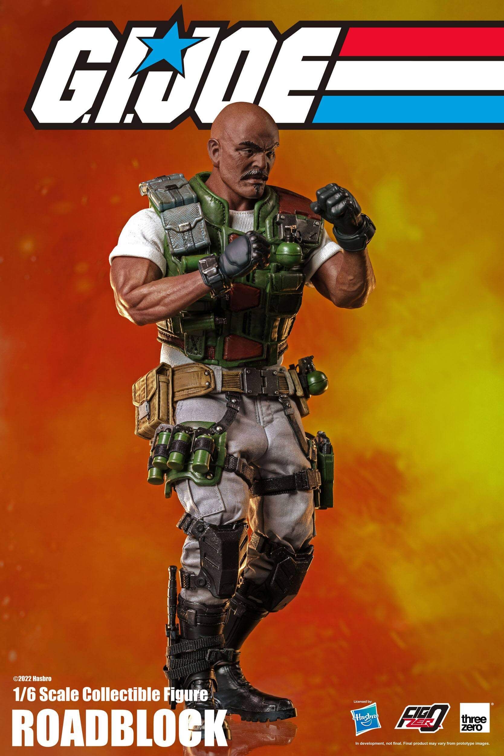 Roadblock ThreeZero figure (GI Joe)
