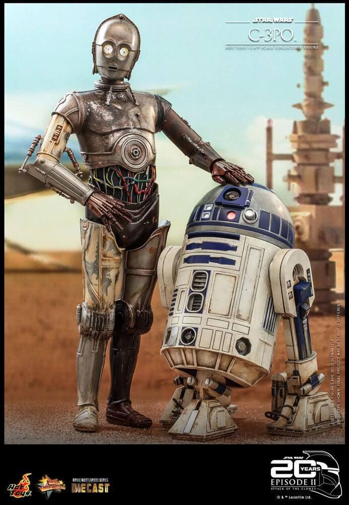 C-3PO Hot Toys Movie Masterpiece figure diecast MMS650D46 20th anniversary (Star Wars episode 2 : attack of the clones)