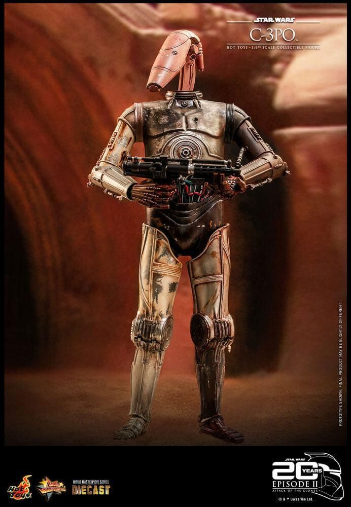 C-3PO Hot Toys Movie Masterpiece figure diecast MMS650D46 20th anniversary (Star Wars episode 2 : attack of the clones)