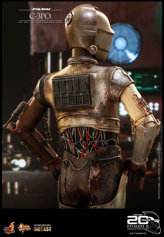 C-3PO Hot Toys Movie Masterpiece figure diecast MMS650D46 20th anniversary (Star Wars episode 2 : attack of the clones)