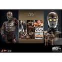 C-3PO figurine Movie Masterpiece Hot Toys diecast MMS650D46 20th anniversary (Star Wars episode 2 : l'attaque des clones)
