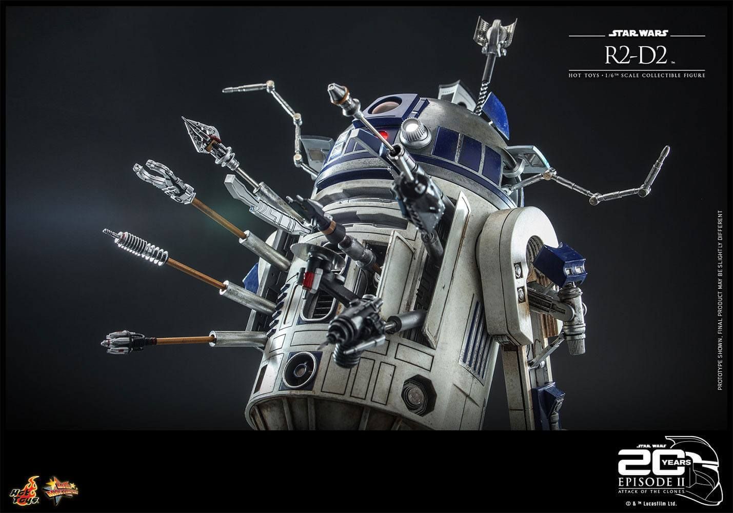 R2-D2 Hot Toys Movie Masterpiece figure 20th anniversary MMS651 (Star Wars episode 2 : attack of the clones)