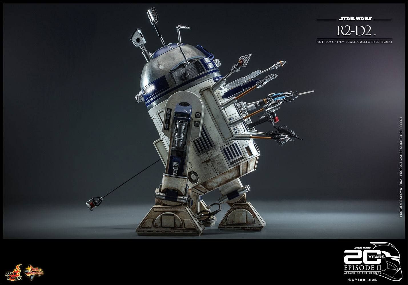 R2-D2 Hot Toys Movie Masterpiece figure 20th anniversary MMS651 (Star Wars episode 2 : attack of the clones)