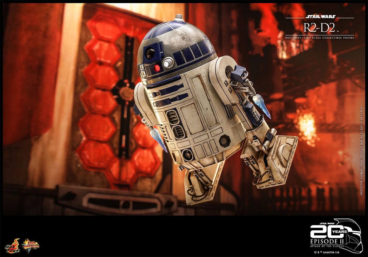 R2-D2 Hot Toys Movie Masterpiece figure 20th anniversary MMS651 (Star Wars episode 2 : attack of the clones)