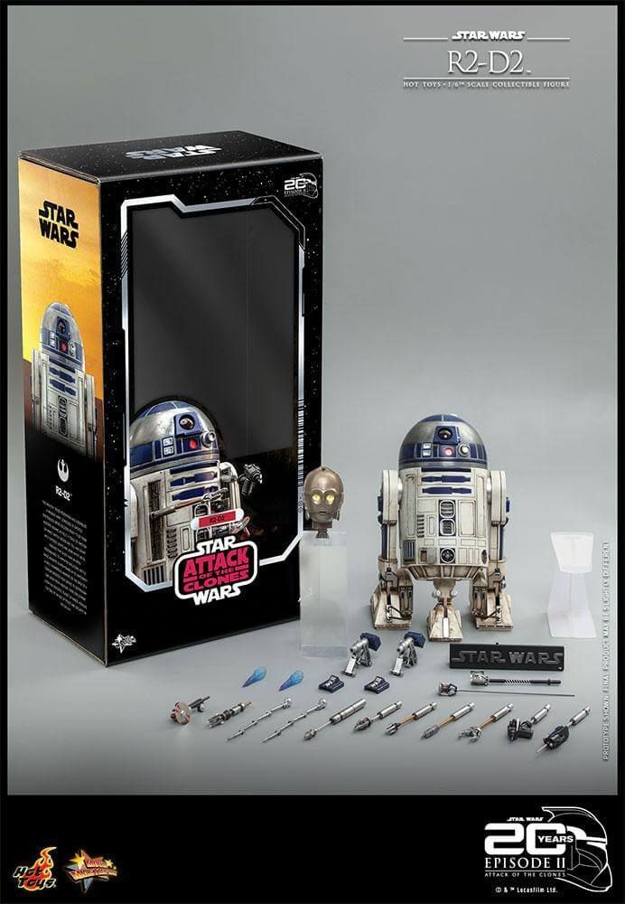 R2-D2 Hot Toys Movie Masterpiece figure 20th anniversary MMS651 (Star Wars episode 2 : attack of the clones)