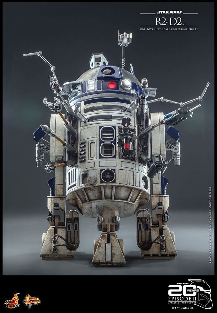 Figurine R2-D2 Hot Toys 20th anniversary MMS651 Movie Masterpiece (Star Wars episode 2 : attack of the clones)