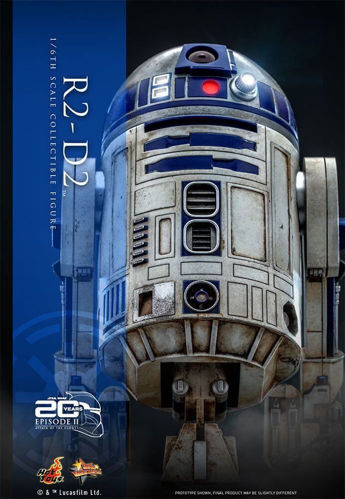 R2-D2 Hot Toys Movie Masterpiece figure 20th anniversary MMS651 (Star Wars episode 2 : attack of the clones)