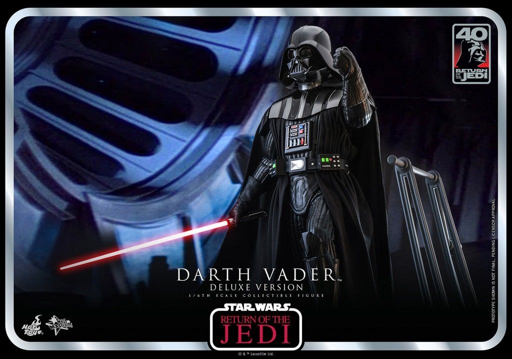 Darth Vader Hot Toys Movie Masterpiece figure deluxe MMS700 40th anniversary (Star Wars 6 Return of the Jedi)