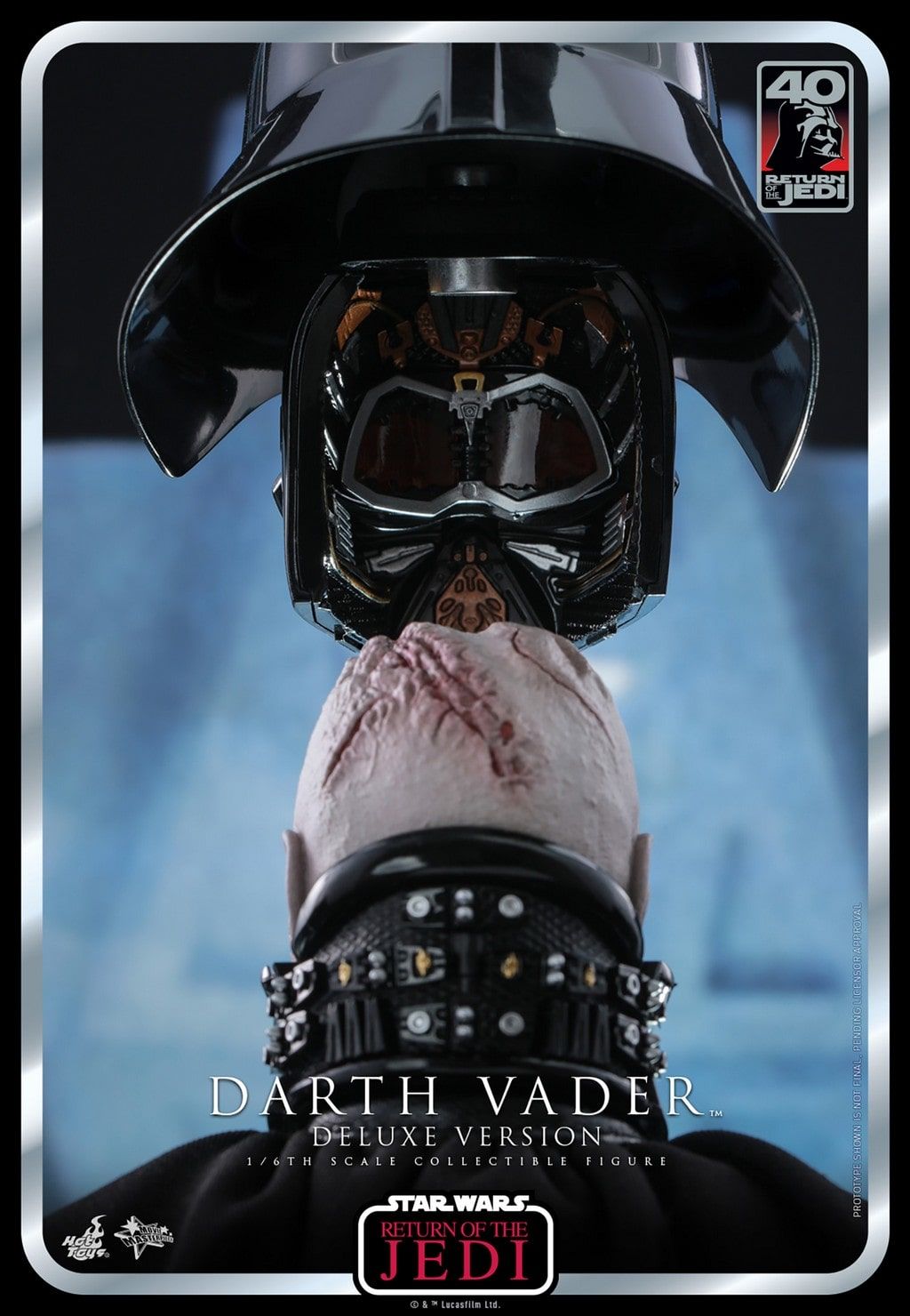 Darth Vader deluxe MMS700 40th anniversary Movie Masterpiece Hot Toys (figurine Star Wars 6 Retour du Jedi)