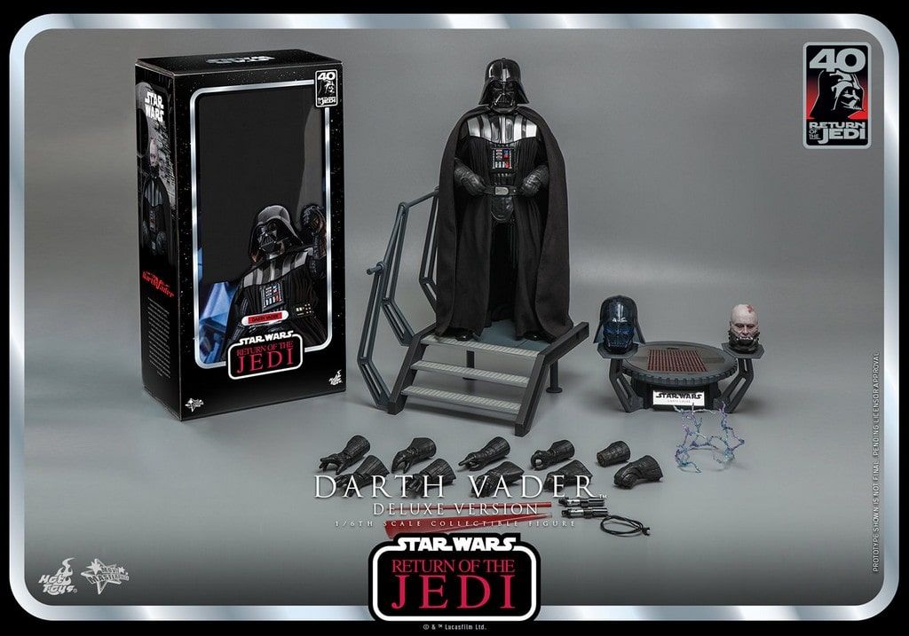 Darth Vader Hot Toys Movie Masterpiece figure deluxe MMS700 40th anniversary (Star Wars 6 Return of the Jedi)