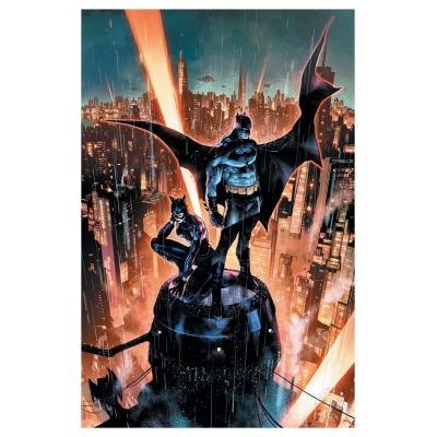 Batman and Catwoman Sideshow Fine Art Print (affiche Joker War) Batman and Catwoman Sideshow Fine Art Print (affiche Joker War)