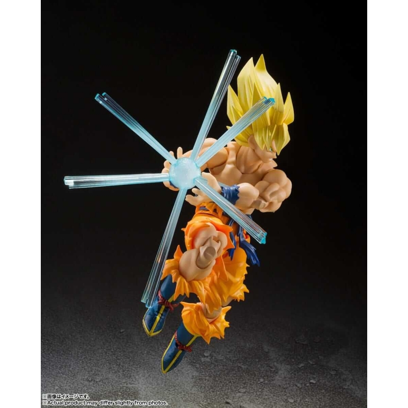 Action Figure Bandai SH Figuarts Dragon Ball GT Son Goku, Super Saiyan 4, Nuovo Con EAN