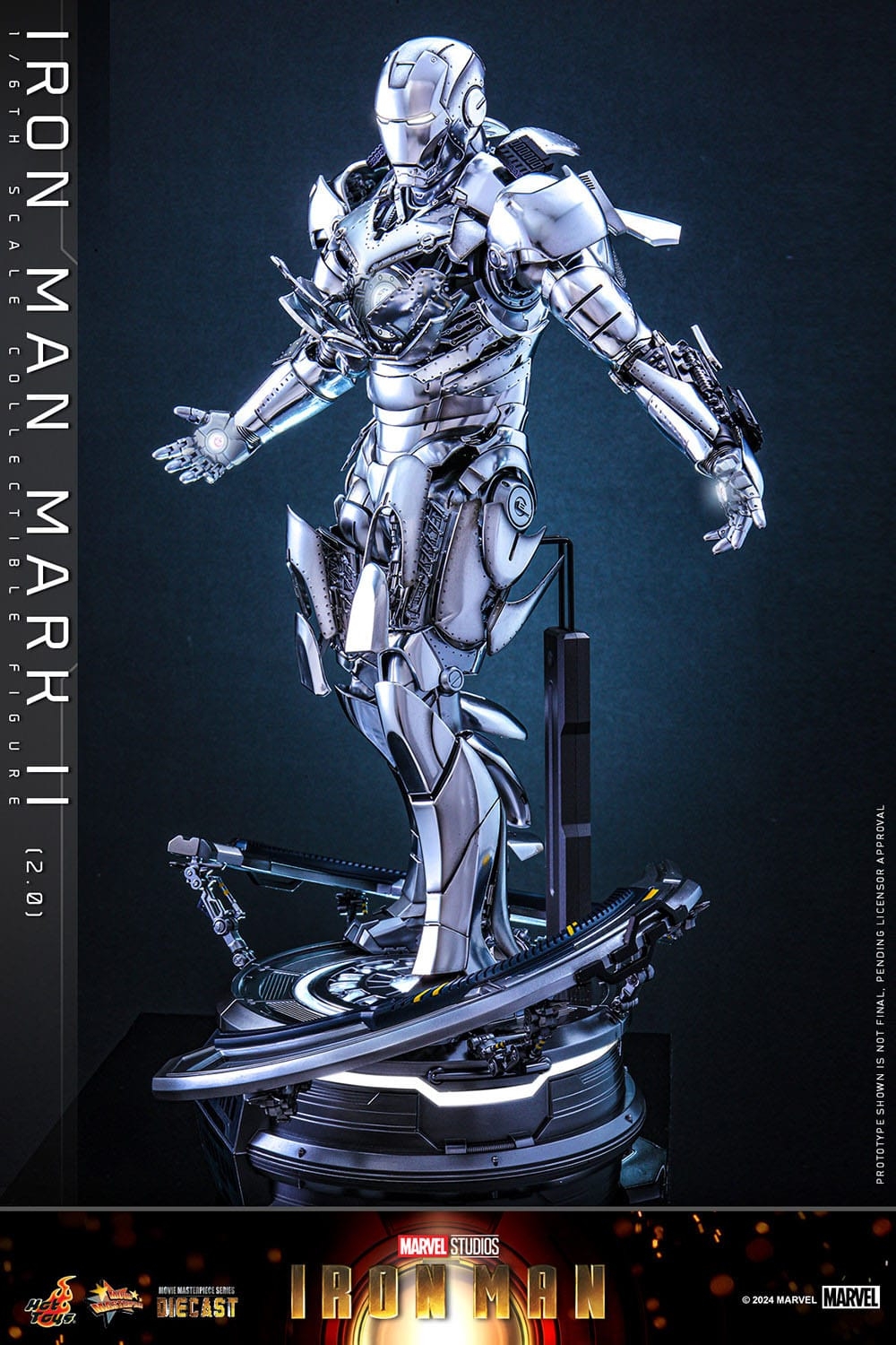 Iron Man Mark II (2.0) figurine Movie Masterpiece Hot Toys MMS733D59 (Iron Man)