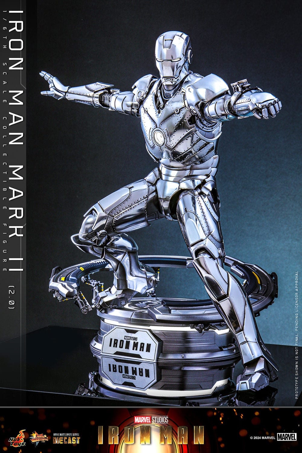 Iron Man Mark II (2.0) figurine Movie Masterpiece Hot Toys MMS733D59 (Iron Man)