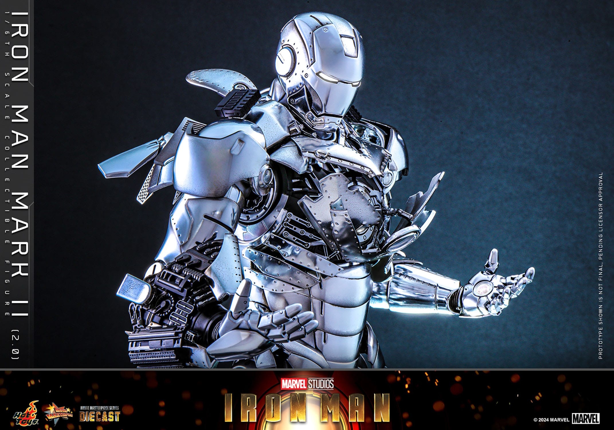 Iron Man Mark II (2.0) figurine Movie Masterpiece Hot Toys MMS733D59 (Iron Man)