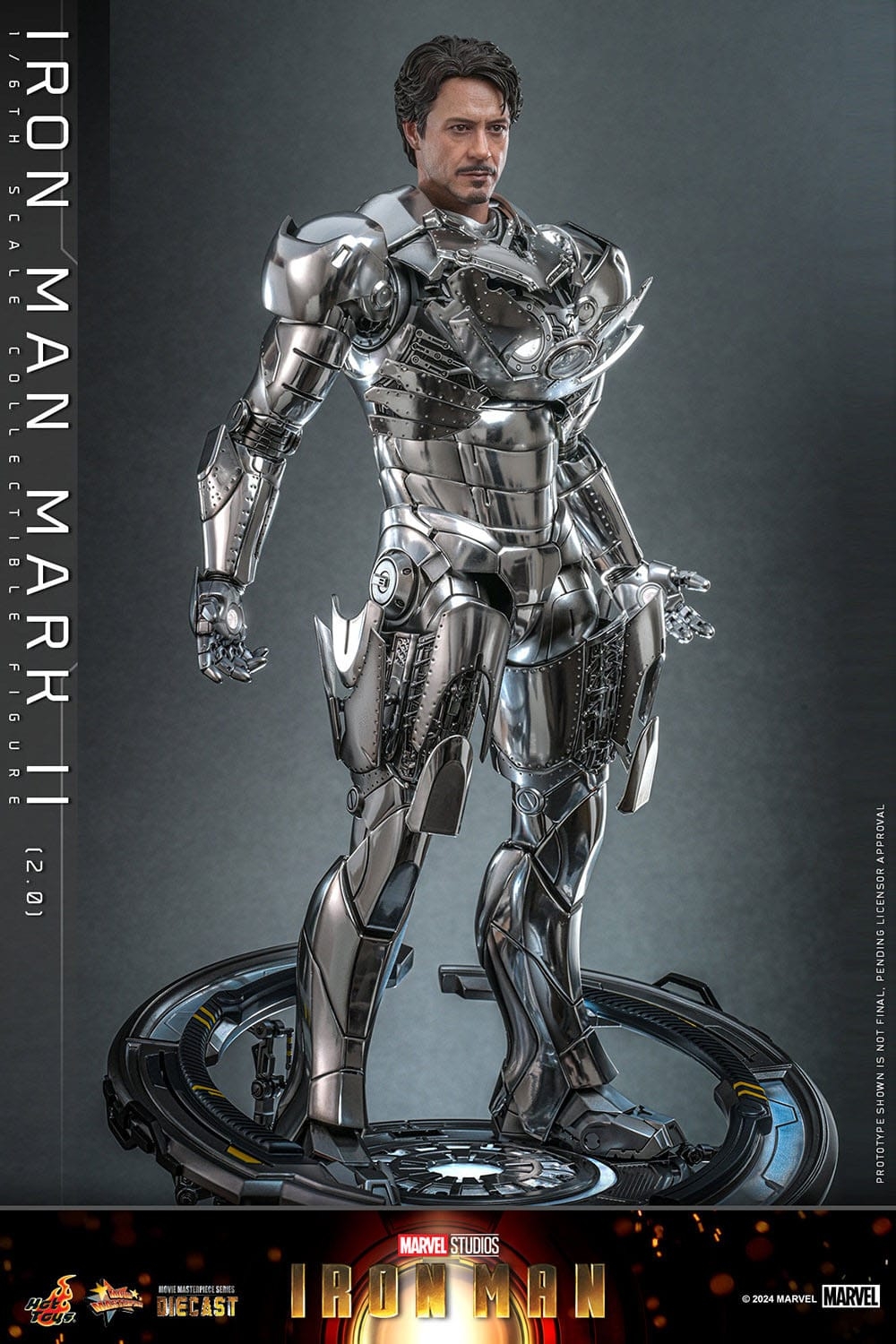 Iron Man Mark II (2.0) figurine Movie Masterpiece Hot Toys MMS733D59 (Iron Man)