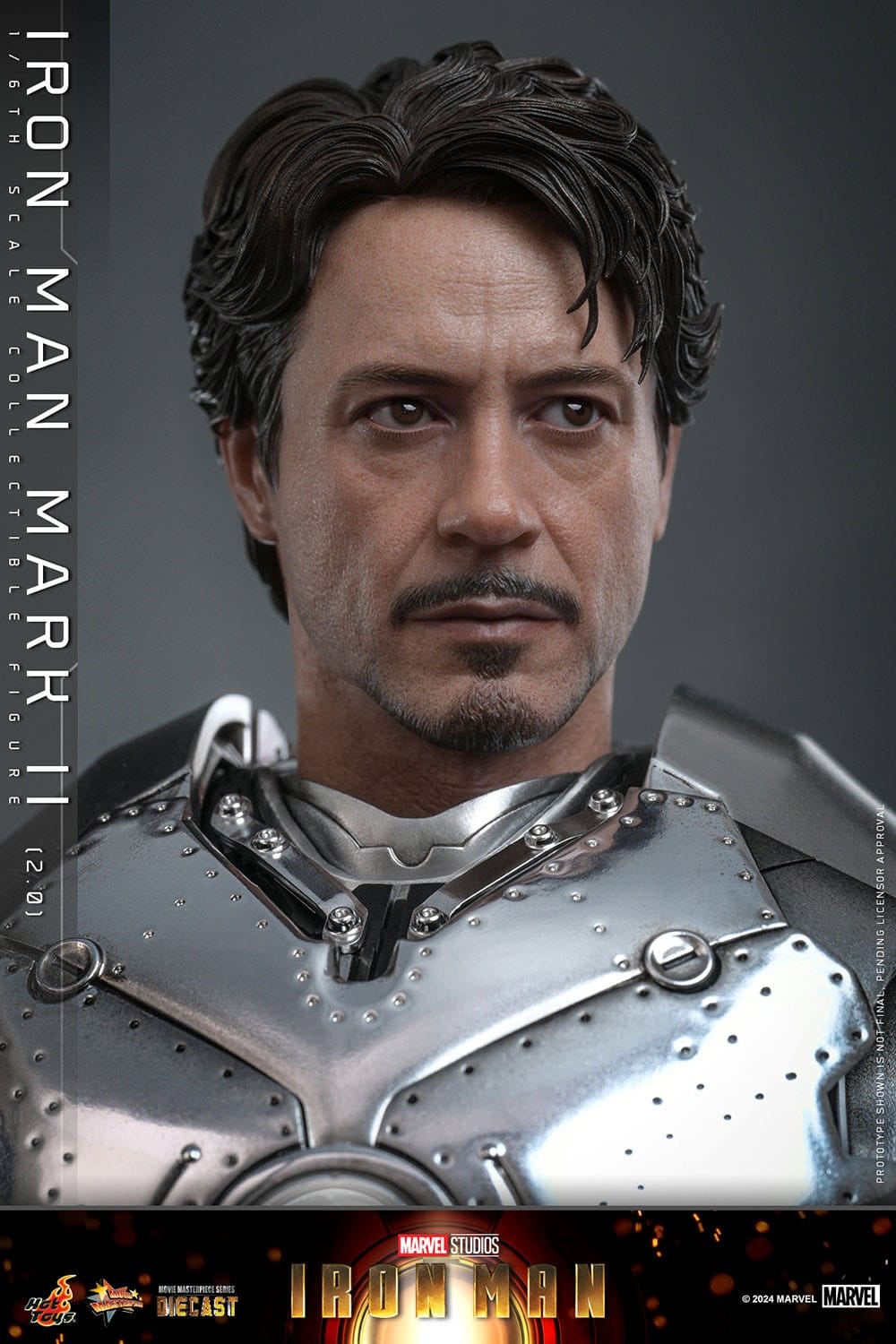 Iron Man Mark II (2.0) figurine Movie Masterpiece Hot Toys MMS733D59 (Iron Man)