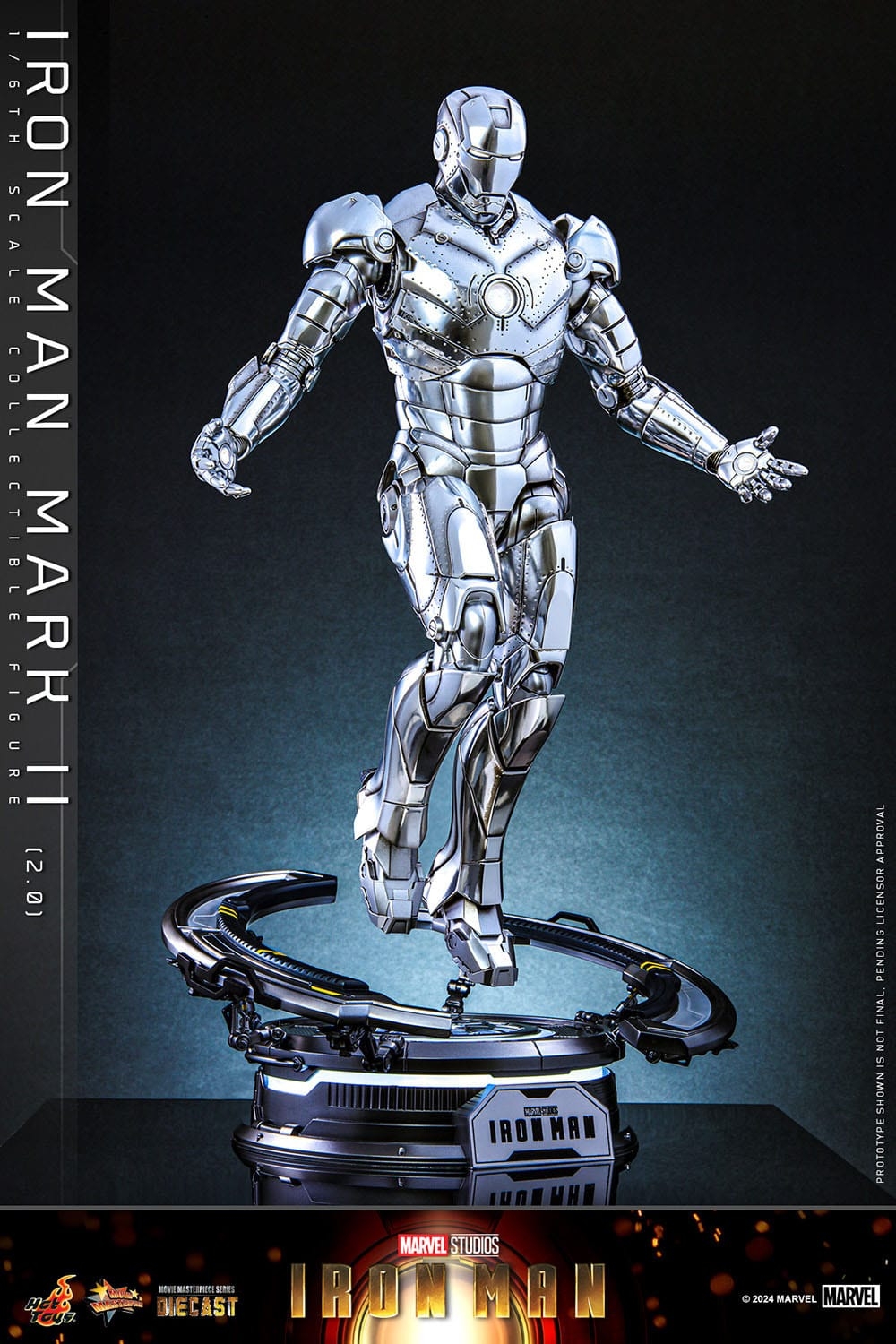 Iron Man Mark II (2.0) figurine Movie Masterpiece Hot Toys MMS733D59 (Iron Man)
