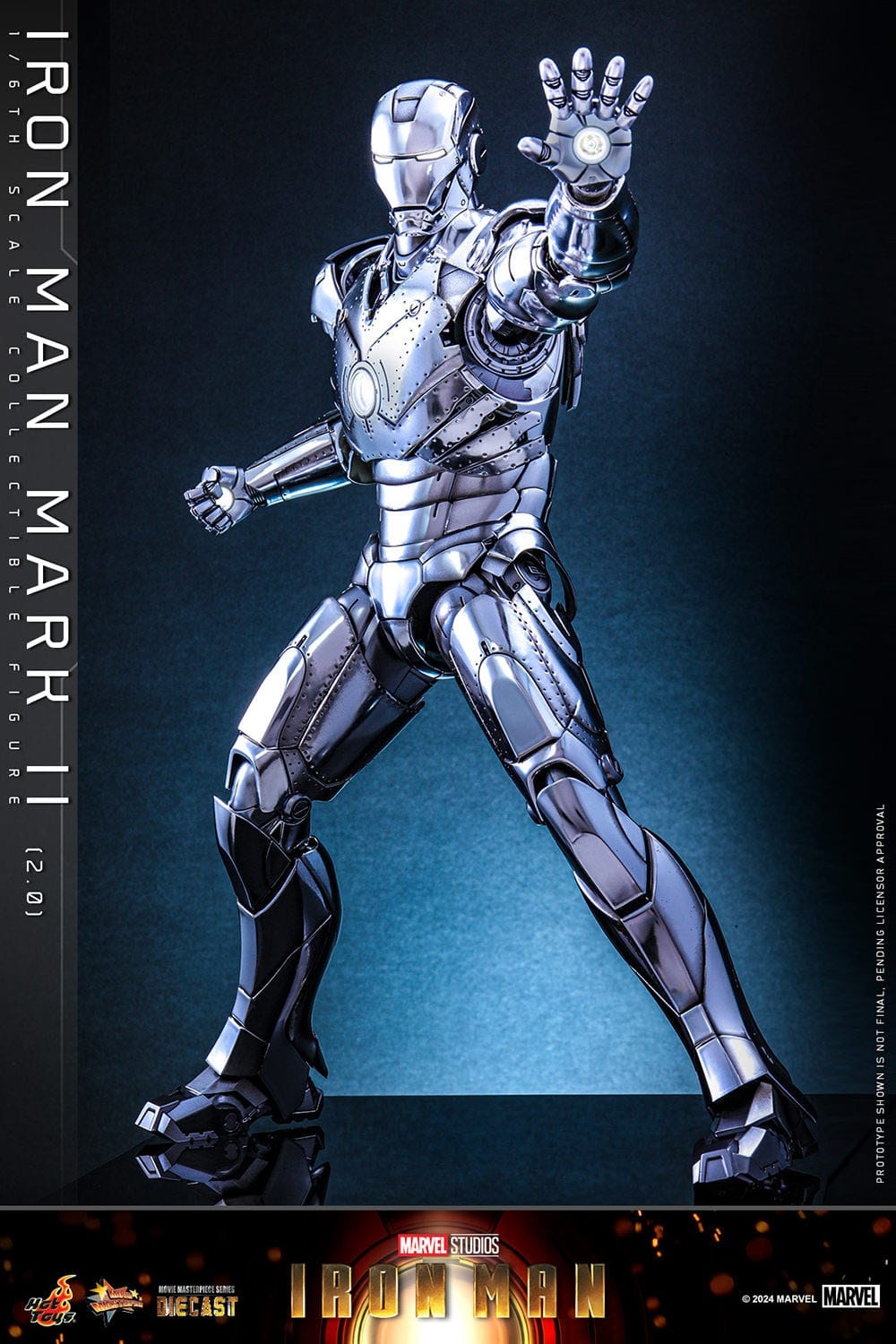 Iron Man Mark II (2.0) figurine Movie Masterpiece Hot Toys MMS733D59 (Iron Man)