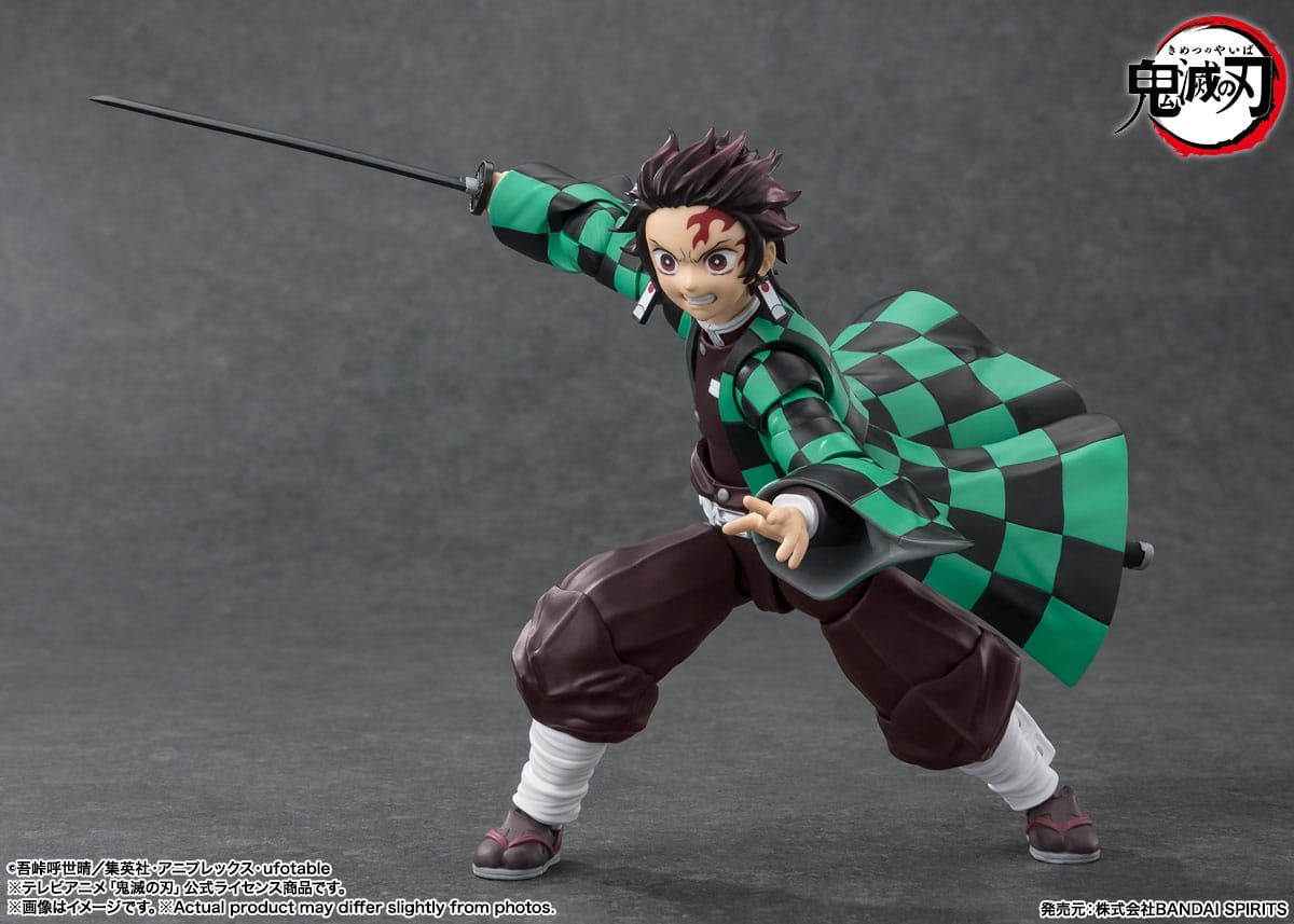 Tanjiro Kamado SH Figuarts réédition - figurine Demon Slayer Kimetsu no Yaiba