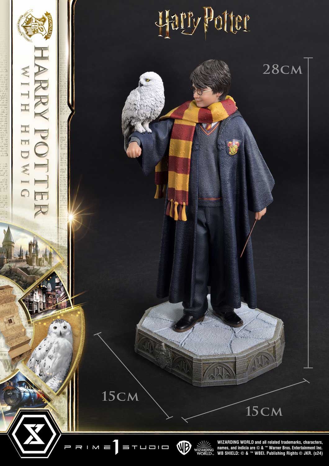 Harry Potter and Hedwig Prime 1 1/6 statue (Harry Potter)