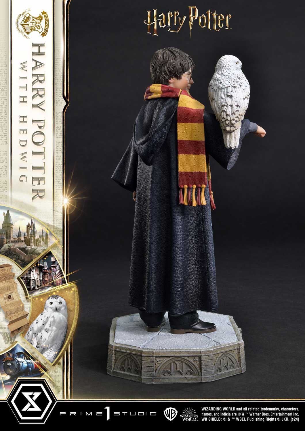 Harry Potter and Hedwig Prime 1 1/6 statue (Harry Potter)