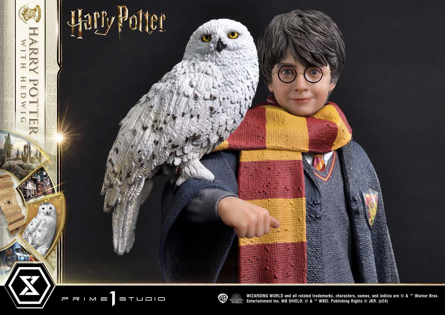 Harry Potter and Hedwig Prime 1 1/6 statue (Harry Potter)