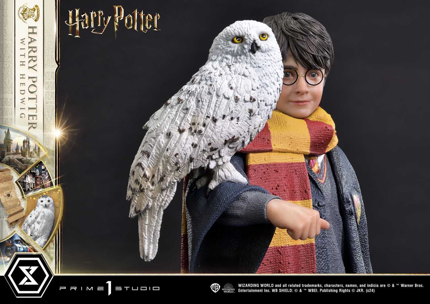 Harry Potter and Hedwig Prime 1 1/6 statue (Harry Potter)