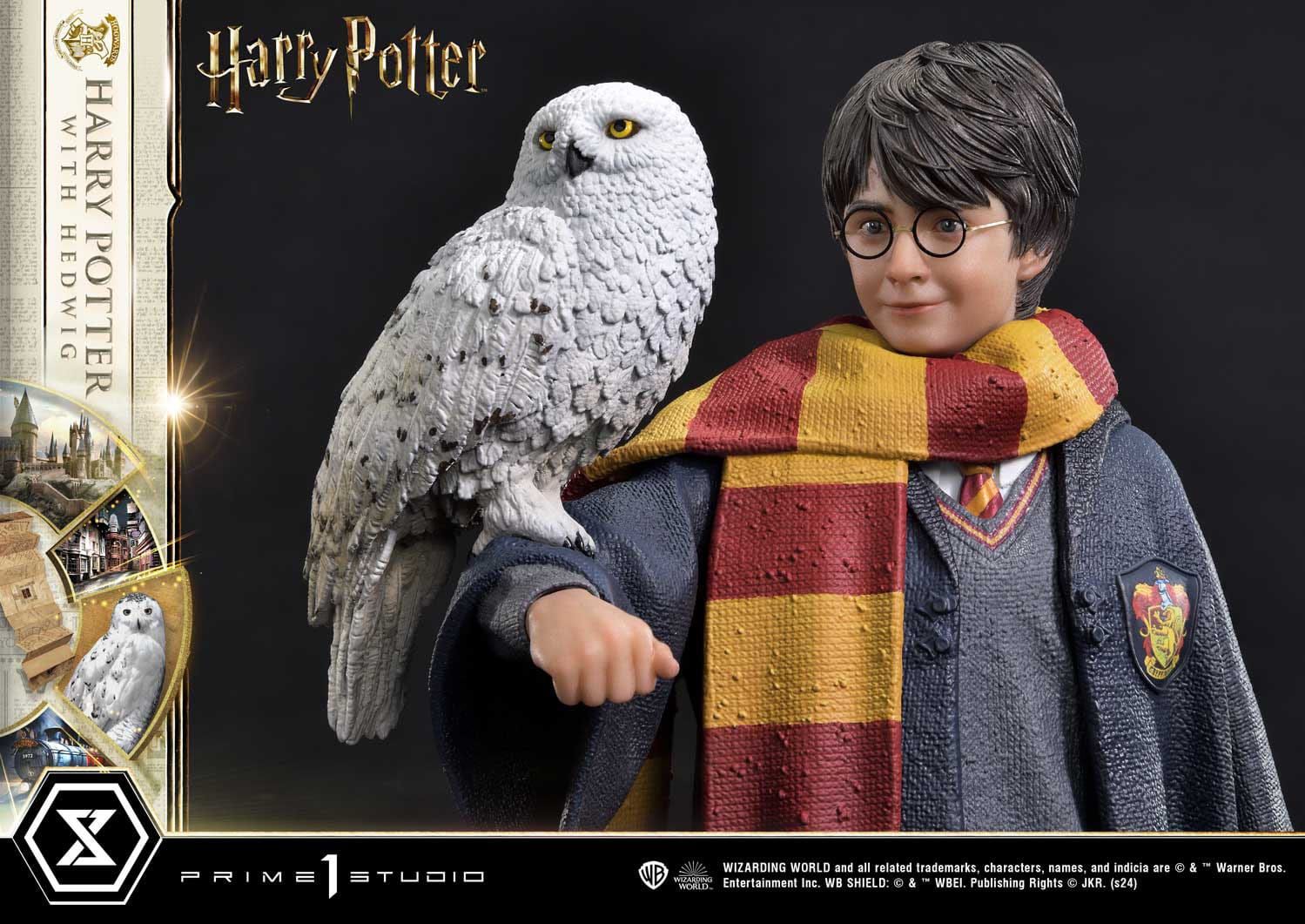Harry Potter and Hedwig Prime 1 1/6 statue (Harry Potter)