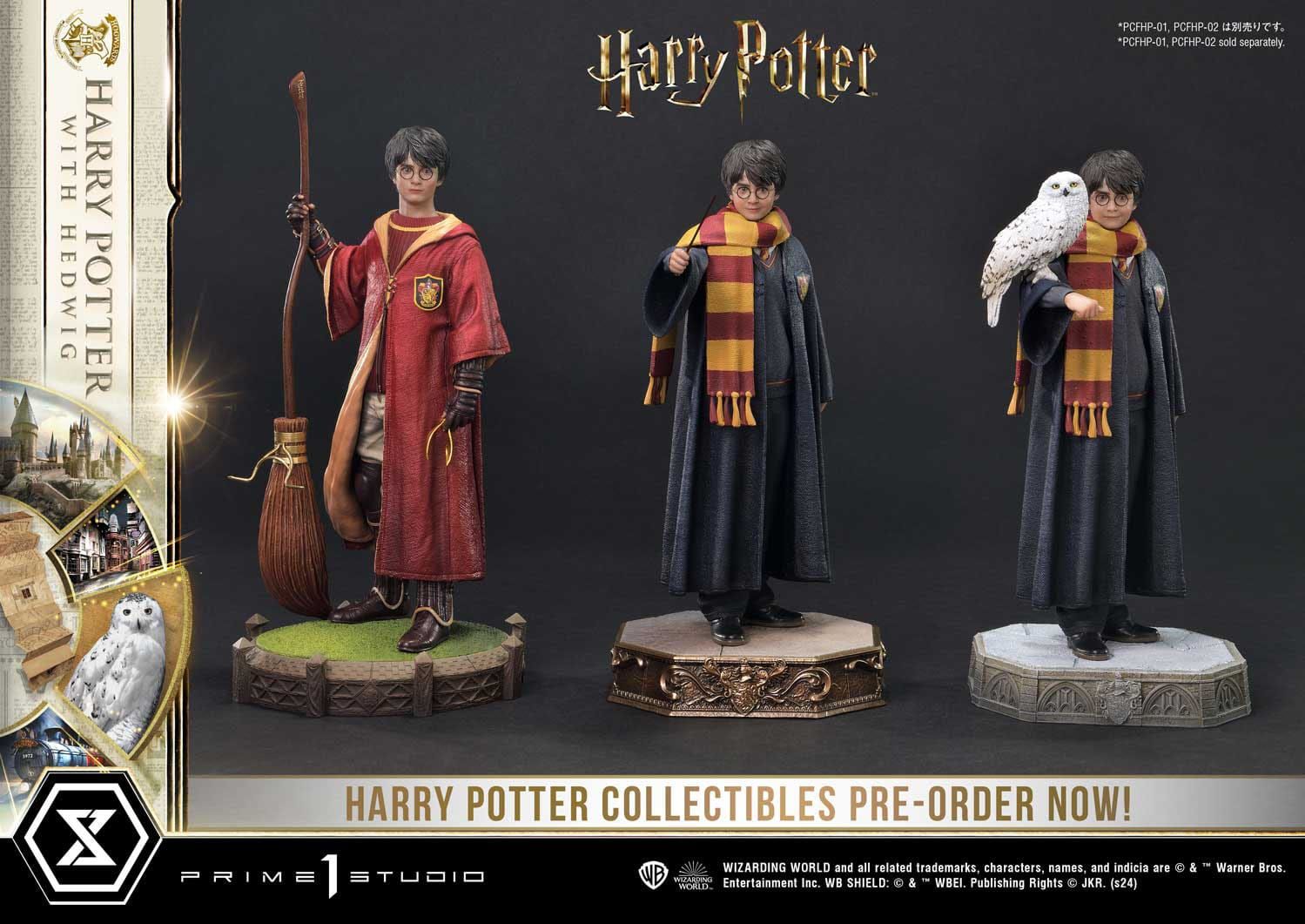 Harry Potter and Hedwig Prime 1 1/6 statue (Harry Potter)