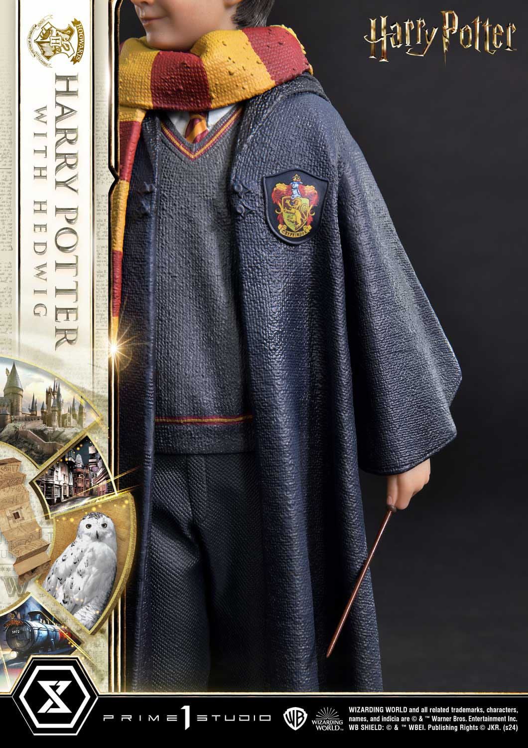 Harry Potter and Hedwig Prime 1 1/6 statue (Harry Potter)