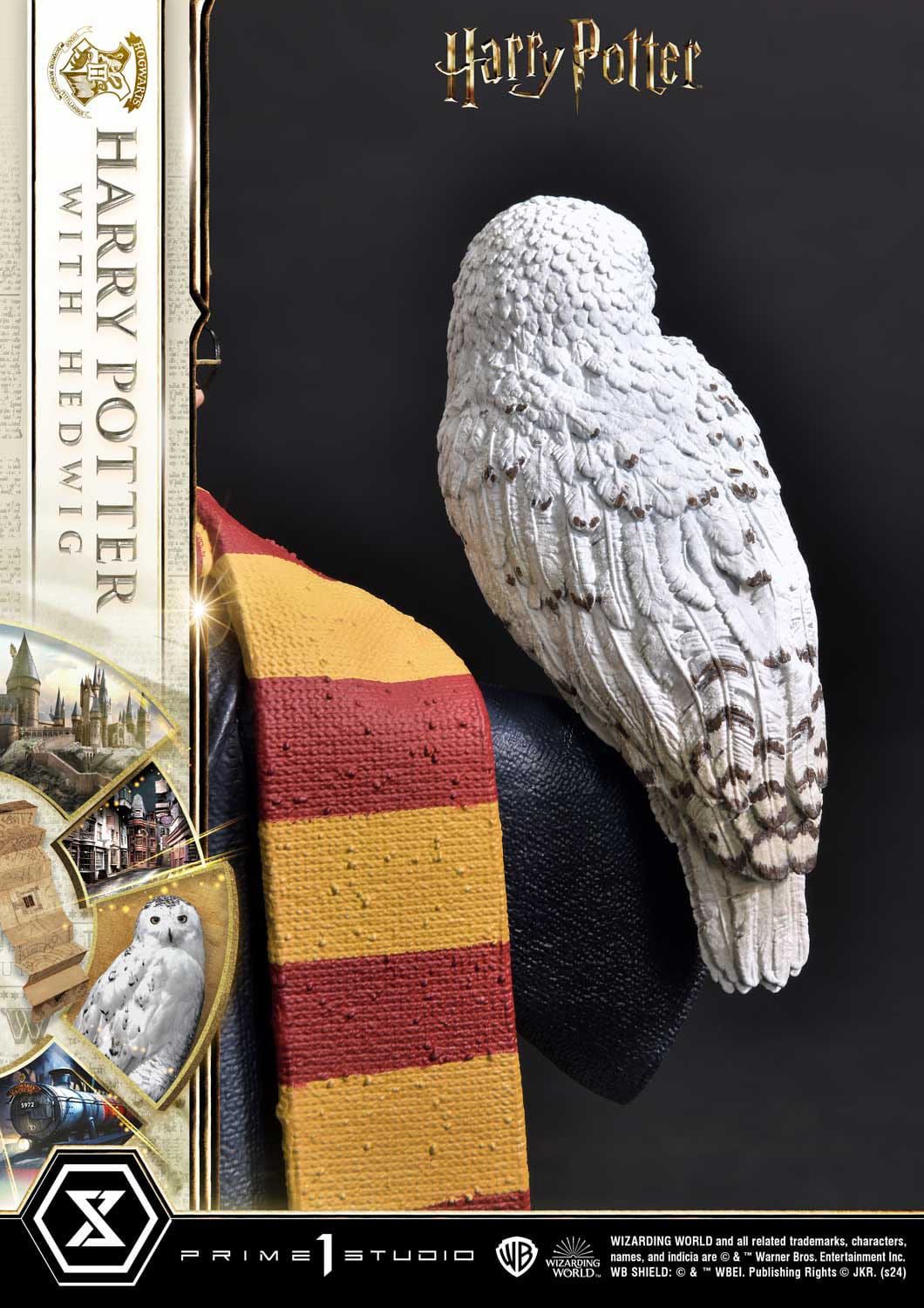 Harry Potter and Hedwig Prime 1 1/6 statue (Harry Potter)