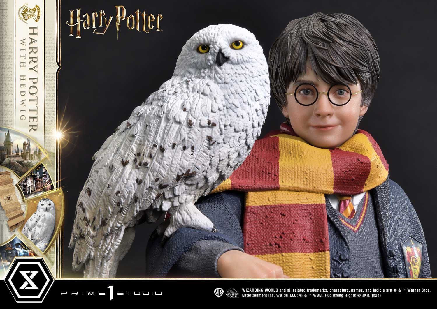 Harry Potter and Hedwig Prime 1 1/6 statue (Harry Potter)