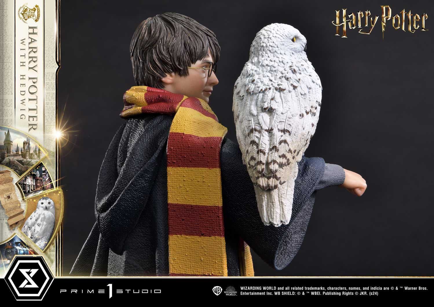 Harry Potter and Hedwig Prime 1 1/6 statue (Harry Potter)
