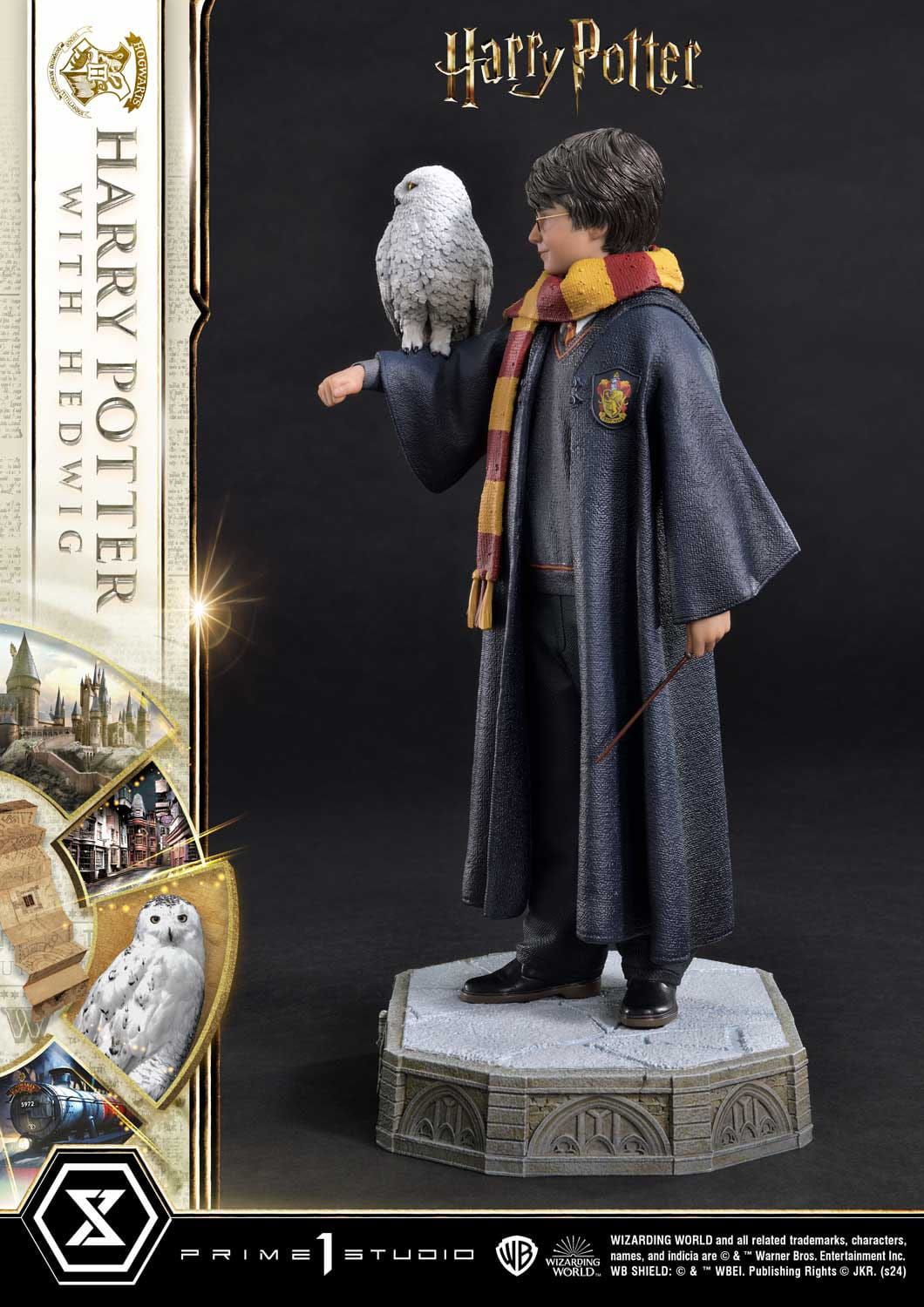 Harry Potter and Hedwig Prime 1 1/6 statue (Harry Potter)
